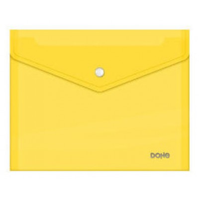 SOBRES POLIPROPILENO BROCHE AMARILLO A5 APAISADO 225X170 DOHE 91487 (MIN10) (Espera 4 dias)