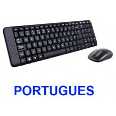 Teclado Logitech Wireless Mk220 Portugues