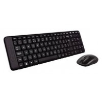 COMBO TECLADO RATON LOGITECH MK220 RF INALAMBRICO NEGRO