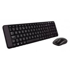 COMBO TECLADO RATON LOGITECH MK220 RF INALAMBRICO NEGRO