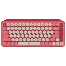 TECLADO WIRELESS MECANICO POP KEYS ROSA HEARTBREAKE LOGITECH (Espera 4 dias)