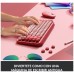 TECLADO WIRELESS MECANICO POP KEYS ROSA HEARTBREAKE LOGITECH (Espera 4 dias)