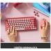 TECLADO WIRELESS MECANICO POP KEYS ROSA HEARTBREAKE LOGITECH (Espera 4 dias)