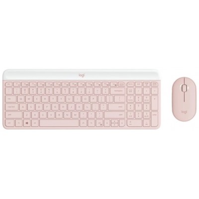 TECLADO LOGITECH MK470 SLIM COMBO ROSA P/N: 920-011317