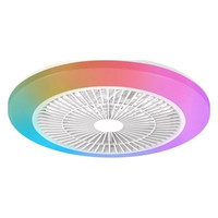 PHILIPS Ventilador techo Amilo LED RGB 20+40W blc PHILIPS Ventilador techo Amilo LED RGB 20+40W blc