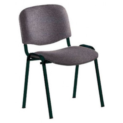 SILLA CONFIDENTE ESTRUCTURA DE TUBO METÁLICO RESPALDO Y ASIENTO TAPIZADOS COLOR GRIS ROCADA 965/1 (Espera 4 dias)