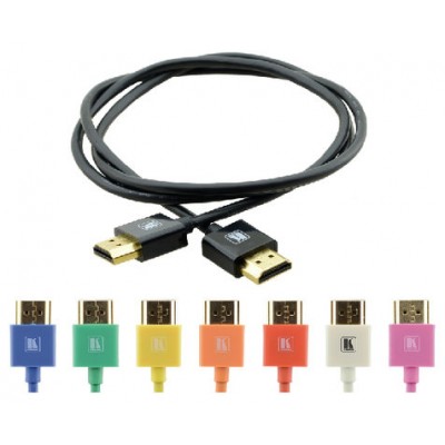 KRAMER CABLE HDMI FLEXIBLE ALTA VELOCIDAD CON ETHERNET ULTRA PLANO COLOR NEGRO (C-HM/HM/PICO/BK-10) (Espera 4 dias)