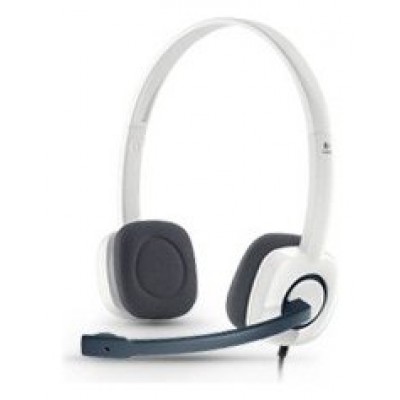 LOGITECH Auriculares con microfono headset h150 blanco