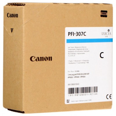 Canon iPF830,iPF840,iPF850 tinta Cian