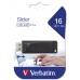 VERBATIM PENDRIVE STORE"N"GO SLIDER 16GB RETRACTIL USB 2.0 NEGRO