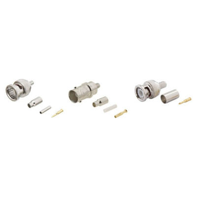 KRAMER CABLES & CONNECTORS CONNECT - CABLES CRIMP STYLE (M) BNC CONNECTOR: RG-6-MODEL (CCR-BNC-6(PACK-10)) (99-910060001) (Espera 4 dias)