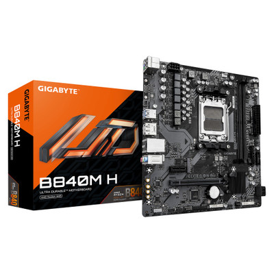 PLACA BASE GIGABYTE B840M H AM5 MICRO ATX PLACA BASE GIGABYTE B840M H AM5 MICRO ATX