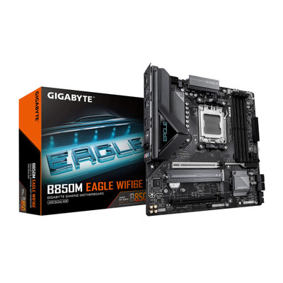 PLACA BASE GIGABYTE B850M EAGLE WIFI6E DDR5 MICRO ATX PLACA BASE GIGABYTE B850M EAGLE WIFI6E DDR5 MICRO ATX