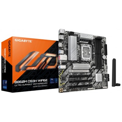 PB S1851 GIGABYTE B860M DS3H WIFI6E 4DDR5 4SATA6 M2