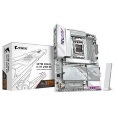 PLACA GIGABYTE X870E A ELITE WIFI7 ICE (BLANCO),AMD,AM5,X870E,4DDR5,256GB,1HDMI+1FHDMI+2USB4,4SATA3+4M.2,2.5GBLAN+WIFI7+BT5.4,6USB3.2+TB,ATX (Espera 4 dias)