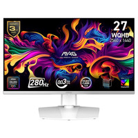 MSI MAG 272QPW QD-OLED X28 pantalla para PC 67,3 cm (26.5") 2560 x 1440 Pixeles Wide Quad HD Blanco (Espera 4 dias) MSI MAG 272QPW QD-OLED X28 pantalla para PC 67,3 cm (26.5") 2560 x 1440 Pixeles Wide Quad HD Blanco (Espera 4 dias)