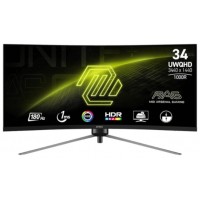 MSI MAG 345CQR pantalla para PC 86,4 cm (34") 3440 x 1440 Pixeles UltraWide Dual Quad HD Negro (Espera 4 dias)