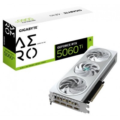 TARJETA GRAFICA GIGABYTE RTX 5060 TI AERO OC 8GB GDDR7 NEGRO