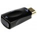 ADAPTADOR GEMBIRD HDMI A VGA HEMBRA CON 3,5MM AUDIO 0,15M