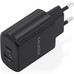 AISENS - CARGADOR GaN 30W, 1xUSB-C PD3.0 QC4.0, 1xUSB-A QC3.0, NEGRO AISENS - CARGADOR GaN 30W, 1xUSB-C PD3.0 QC4.0, 1xUSB-A QC3.0, NEGRO