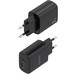 AISENS - CARGADOR GaN 30W, 1xUSB-C PD3.0 QC4.0, 1xUSB-A QC3.0, NEGRO AISENS - CARGADOR GaN 30W, 1xUSB-C PD3.0 QC4.0, 1xUSB-A QC3.0, NEGRO