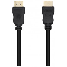 AISENS - CABLE HDMI V1.4 ALTA VELOCIDAD 14+1 CCS, A/M-A/M, NEGRO, 1.0M