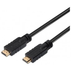 AISENS - CABLE HDMI V2.0 PREMIUM ALTA VELOCIDAD / HEC 4K@60HZ 18GBPS CON REPETIDOR, A/M-A/M, 15MTS