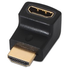 ADAPTADOR HDMI ACODADO AH-AM NEGRO AISENS A121-0124