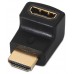 ADAPTADOR HDMI ACODADO AH-AM NEGRO AISENS A121-0124