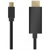 CABLE CONVERSOR MINI DP A HDMI MINI DPM-HDMI AM NEGRO