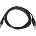 CABLE AUDIO ESTEREO JACK 3.5M-JACK 3.5M NEGRO 0.3M