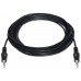 AISENS - CABLE AUDIO ESTÉREO, JACK 3.5/M-JACK 3.5/M, NEGRO, 3.0M