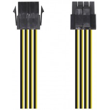 CABLE ALIMENTACION 8PIN H-4+4PIN M 30CM AISENS