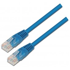 AISENS - CABLE DE RED LATIGUILLO RJ45 CAT.6 UTP AWG24, AZUL, 1.0M