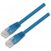 AISENS - CABLE DE RED LATIGUILLO RJ45 CAT.6 UTP AWG24, AZUL, 1.0M