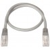 AISENS - CABLE DE RED LATIGUILLO RJ45 LSZH CAT.6 UTP AWG24, GRIS, 1.0M