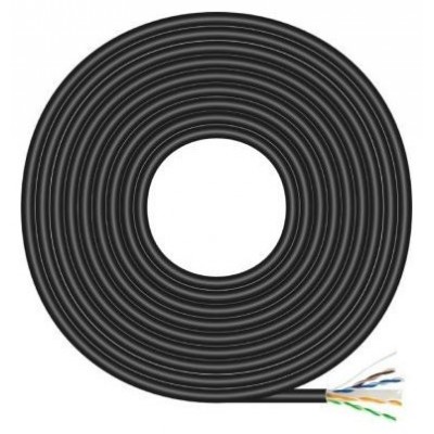 BOBINA CABLE RED AISENS EXTERIOR IMPERMEABLE RJ45 CAT.6 UTP 305M CCA RIGIDO BOBINA CABLE RED AISENS EXTERIOR IMPERMEABLE RJ45 CAT.6 UTP 305M CCA RIGIDO