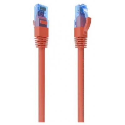 AISENS - CABLE DE RED LATIGUILLO RJ45 CAT.6 UTP AWG26 CCA, ROJO, 5.0M