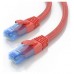 AISENS - CABLE DE RED LATIGUILLO RJ45 CAT.6 UTP AWG26 CCA, ROJO, 5.0M