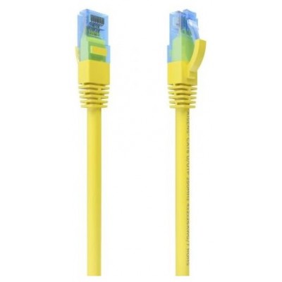 AISENS - CABLE DE RED LATIGUILLO RJ45 CAT.6 UTP AWG26 CCA, AMARILLO, 4.0M