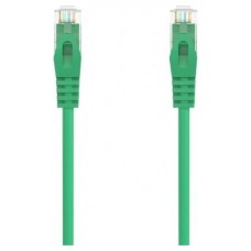 AISENS - CABLE DE RED LATIGUILLO RJ45 LSZH CAT.6A 500 MHZ UTP AWG24, VERDE, 1.5M