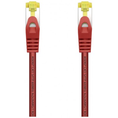 CABLE RED LATIGUILLO RJ45 LSZH CAT.7 SFTP AWG26 ROJO