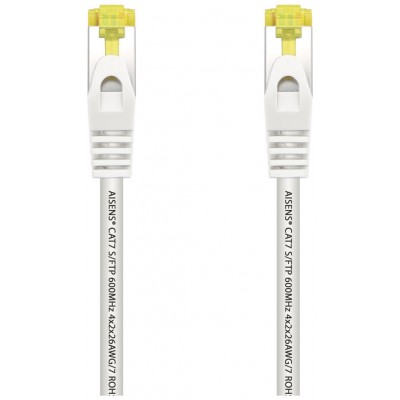 CABLE RED LATIGUILLO RJ45 LSZH CAT.7 SFTP AWG26 BLANCO