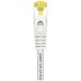 AISENS - CABLE DE RED LATIGUILLO RJ45 LSZH CAT.7 600 MHZ S/FTP PIMF AWG26, BLANCO, 1.0M