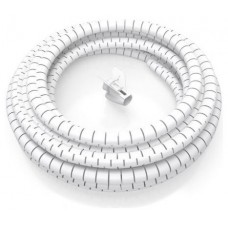 AISENS - ORGANIZADOR DE CABLE EN ESPIRAL 25MM, BLANCO, 3.0M