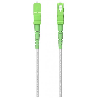 AISENS Cable fibra optica latiguillo 250 M G657A2 3.0 9/125 SMF simplex CPR Dca LSZH, SC/APC-SC/APC,