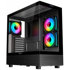CAJA ATX SEMITORRE ABYSM DANUBE SAVA H400 PRIME BLACK