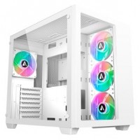 Abysm Gaming - Caja ATX Sava 285 BX203 Blanca - 2 x