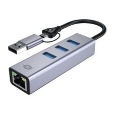 ADAPTADOR USB-C/USB-A ETHERNET RJ45 CONCEPTORNIC ADAPTADOR USB-C/USB-A ETHERNET RJ45 CONCEPTORNIC