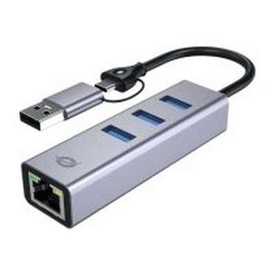 ADAPTADOR USB-C/USB-A ETHERNET RJ45 CONCEPTORNIC ADAPTADOR USB-C/USB-A ETHERNET RJ45 CONCEPTORNIC